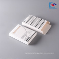 custom foldable white cosmetic face mask packaging box for lady